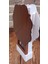 Çanta Zigon Sehpa Yonca Model Ikili Takım Ahşap Mdf Beyaz ve Ceviz Renk Uyumu El Yapımı 3