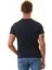 Lacivert Bisiklet Yaka Basic T-Shirt Normal Fit Erkek Tişört 4