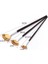3 Adet / Set Fan Şeklindeki Gouache Fırçası Siyah (Yurt Dışından) 3