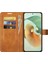 Zte Axon 30 Pro Retro Buzağı Deri Kılıfı Sarı (Yurt Dışından) 3