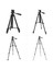 2 Adet Fotoğraf Fotoğraf Fotoğraf Video Alüminyum Kamera Tripod (Yurt Dışından) 5