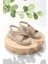 Bej Leather Kadın Sandalet K05357010103 1
