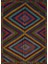 Antik Kilim - Cecim Etnik Desenli El Dokuması Hav Vermez Kilim E0538 1