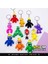 Sevimli Çizgi Rainbow Friends Anahtarlıklar 2 Adet (Yurt Dışından) 3
