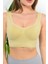 Kadın Toparlayıcı Crop Korse Kalın Askılı Seamless Dikişsiz Örme Büstiyer 1