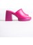845-PMB Kalın Taban Pembe Platform Kadın Terlik 4