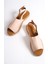 601-PD Pudra Kadın Espadril Sandalet & Terlik 2