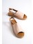 601-PD Pudra Kadın Espadril Sandalet & Terlik 3