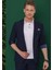 Slim Fit Lacivert Spor Ceket 4