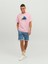 Jortulum Logo Tee Ss Crew Neck Ln Pembe Erkek T-shirt 12234214-Prism 3