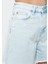 Kadın MILLIE Ağartılmış Jean Şort 1458985136 5