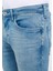 Erkek JAKE Eskitilmiş Mavi Pro Jean Pantolon 0042283801 5