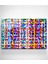 Puslu Renkler Cam Tablo, Dekoratif Cam Tablo 1