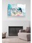 Mavi ve Gümüş Cam Tablo, Dekoratif Cam Tablo 3