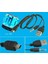 Bluetooth Speaker Mp3 İçin 5pin Mini USB ile 3.5 mm Aux Jak Erkek 45 cm Uzunluk 4