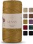 Premium Simli 200 gr Polyester Makrome Ipi 2 mm - 230 M Supla Ip ve Çanta Ipliği 1