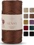 Premium Simli 200 gr Polyester Makrome Ipi 2 mm - 230 M Supla Ip ve Çanta Ipliği 1