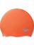 Plain Moud Silc Cap Çocuk Silikon Yüzücü Bonesi 8-7099014570 Turuncu 1