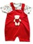 Askılı Ayıcıklı 2' Li Bebek Salopet & Body Unisex 2