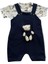 Askılı Ayıcıklı 2' Li Bebek Salopet & Body Unisex 2