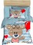 Yenidoğan Erkek Bebek Nevresim Takımı 3D Pamuklu Bear Baloon 1