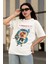 One Piece Luffy Kaido Beyaz Tişört 1