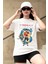 One Piece Luffy Kaido Beyaz Tişört 2