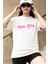 Hello Kitty Baskılı Beyaz Tişört 1