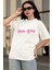 Hello Kitty Baskılı Beyaz Tişört 2