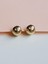 Gold Smiley Top Küpe 1