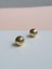 Gold Smiley Top Küpe 2
