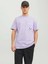 Jcowater Overlay Tee Ss Crew Neck Erkek Tişört Lila 12235293 Lila - Xl 1