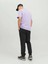 Jcowater Overlay Tee Ss Crew Neck Erkek Tişört Lila 12235293 Lila - Xl 3