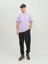 Jcowater Overlay Tee Ss Crew Neck Erkek Tişört Lila 12235293 Lila - Xl 5