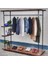 Dekoratif Borudan Raf ve Askılık 125 cm 2