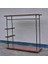 Dekoratif Borudan Raf ve Askılık 125 cm 3
