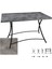 Modern Katlanır Werzalit Tabla Masa (70X120) - Copperfield 1