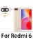Xiaomi Redmi 6 Arka Kamera Camı Lens Yapışkanlı 1