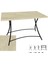 Modern Katlanır Werzalit Tabla Masa (80X120) - Golden Marble 1