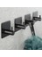 2 Adet Paslanmaz Çelik Siyah Banyo Askısı Bornoz Askısı Havlu Askısı Havluluk Paslanmaz Hooks 3