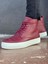 CH029 Cbt Vulcanized Lace Up Erkek Bot Bordo 4