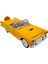 Popit Toys Ford Thunderbird 1956 Die-Cast Ford Lisanslı 1,24 Koleksiyonluk Model Klasik Araba Sarı 2