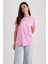 Regular Fit Bisiklet Yaka Kısa Kollu %100 Pamuk Tişört Z8393AZ23SM 3