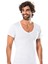 Erdem İç Giyim Beyaz  Derin V Yaka T-Shirt 1