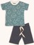 Fil Baskılı T-Shirt Şort 2'li Takım 1