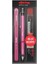 Visuclick Mekanik Kurşun Kalem + Jel Mürekkepli Kalem Okul Seti 0,7 mm Pembe 1