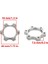 6 Pcs Bicycle Bike Freewheel Threaded Disk Disc Aluminium Alloy Brake 44MM Disk Disk Breke Flange Adapter (Yurt Dışından) 4