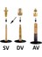 10 Pcs Inflator Pump Nozzle Kit Presta Valve Tube Bicycle Valve Adaptörler For Road & & Fixie Bike Tire Pump (Yurt Dışından) 3