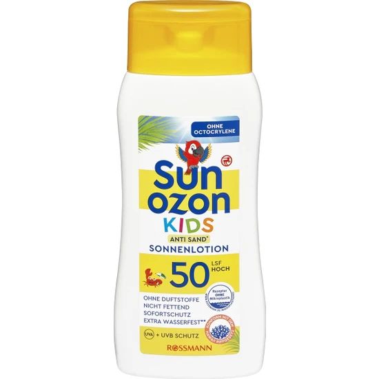 Sunozon Çocuk Güneş Losyonu Anti-Sand SPF 50 200 ml