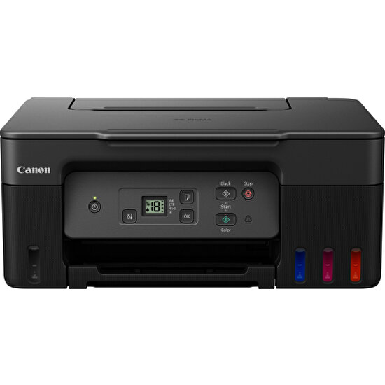 Canon Pıxma G2470, Renkli, Mürekkep Mega Tanklı, Yazıcı, Tarayıcı, Fotokopi +1 Şişe Orijinal Siyah Mürekkep Hediye